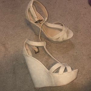 Tan wedges